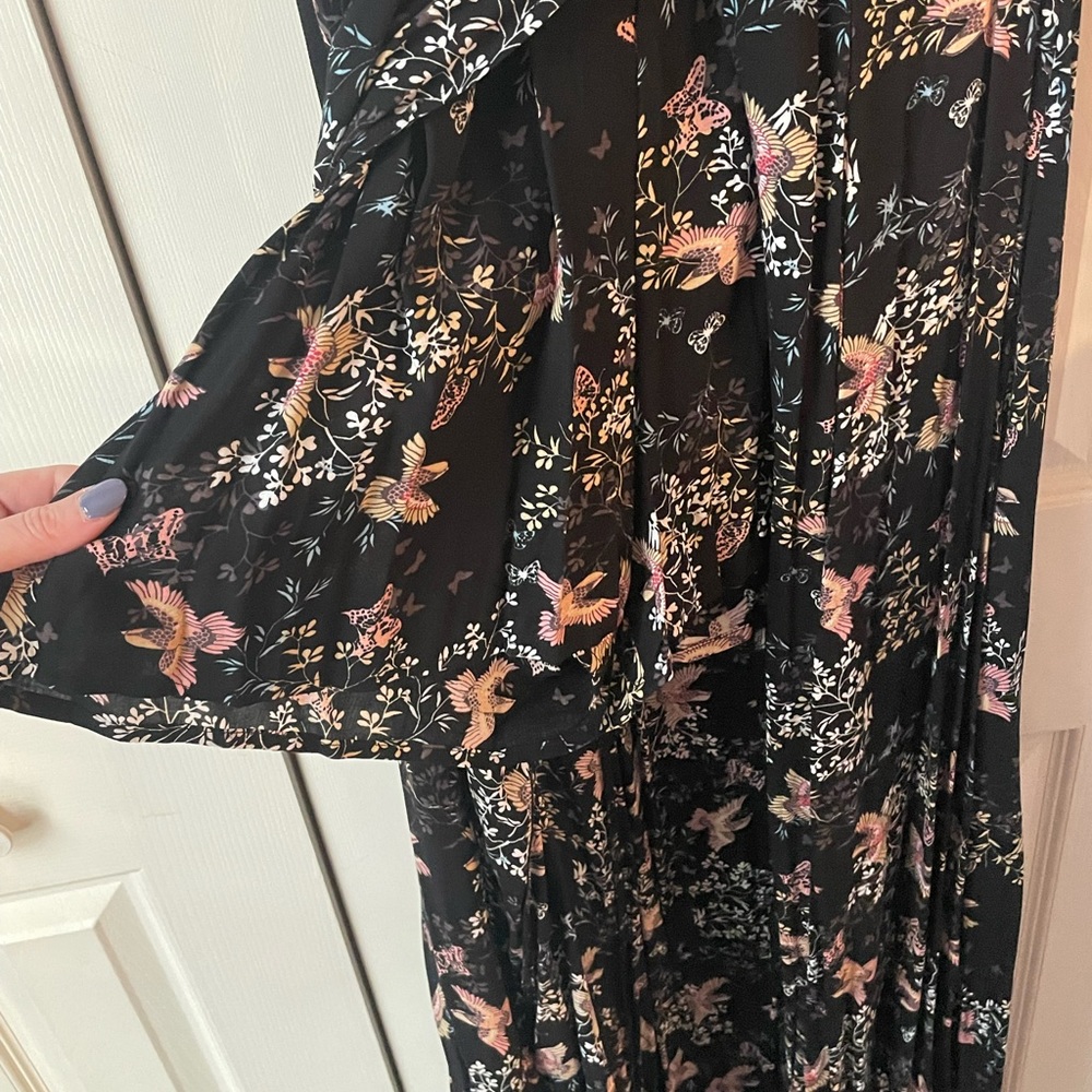 Glamorous Faux Wrap Romper Dress